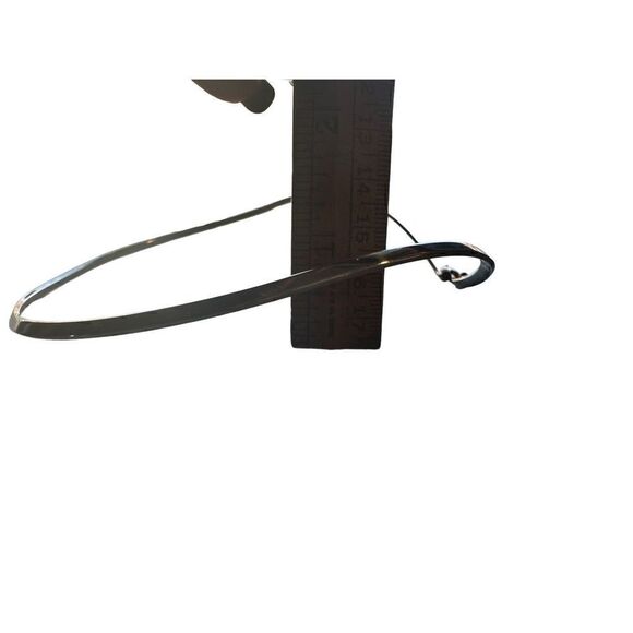 Sterling silver 925 choker slide necklace with hook clasp retro - Picture 2 of 6